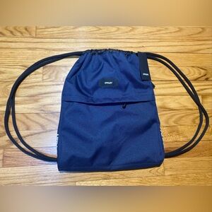 Oakley Street Satchel Bag With 3 Zippered Compartments Blue NEW!